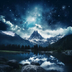 Tranquil Waters of the Mountain Rain