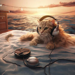 Cats Ocean Night Rhythm