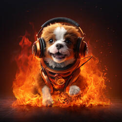 Flame Chase Dog Rhythm