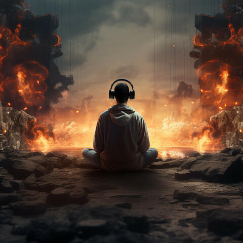 Flame Mindfulness: Serene Meditation Echo