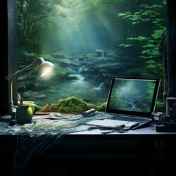 Study Reflections at the Waterfall