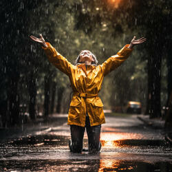 Rain Yoga Blissful Moments