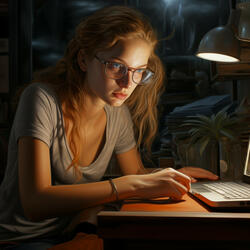 Focused Study in Rain’s Harmony