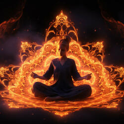 Meditation Flame Fiery Serenity