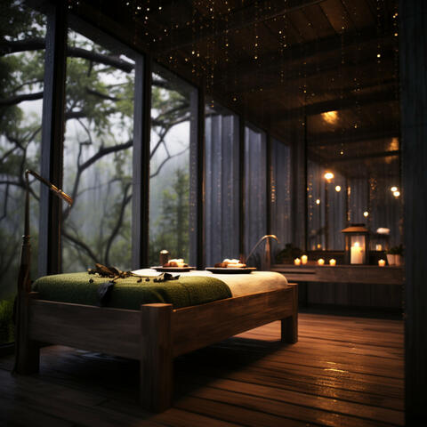 Rain Caress: Spa Massage Symphony