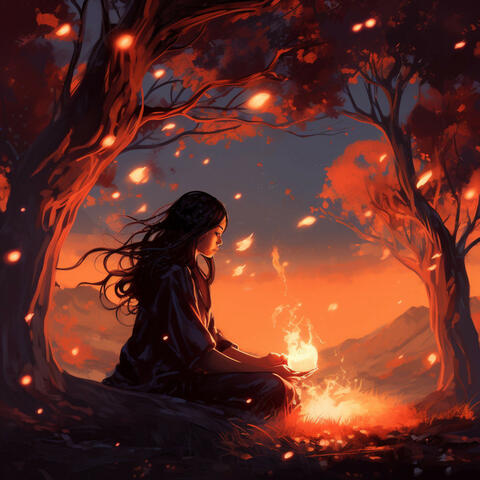 Flickering Flames: Binaural Relaxation