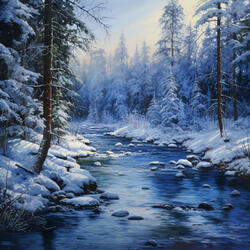 Binaural Reverberations and Cold River's Echoes