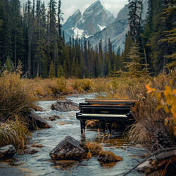 Profundidad De Armonía Del Piano De Meditación