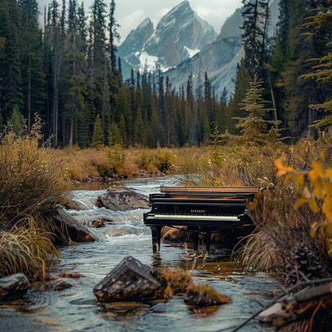 Música De Piano: Armonía De Olas Meditativas