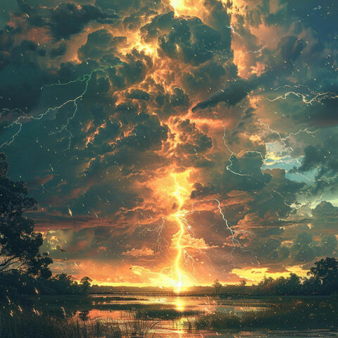 Tormenta De Concentración: Vibraciones De Trueno Binaural