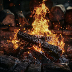 Warm Fire Lullaby for Restful Babies