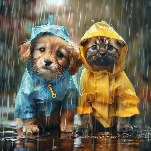 Ecos Reconfortantes De Lluvia: Música Calmante Para Mascotas