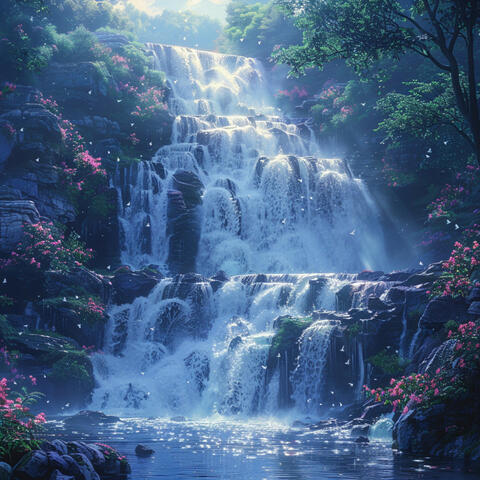 Cascada Nocturna: Sonidos Suaves Para Un Sueño Sereno