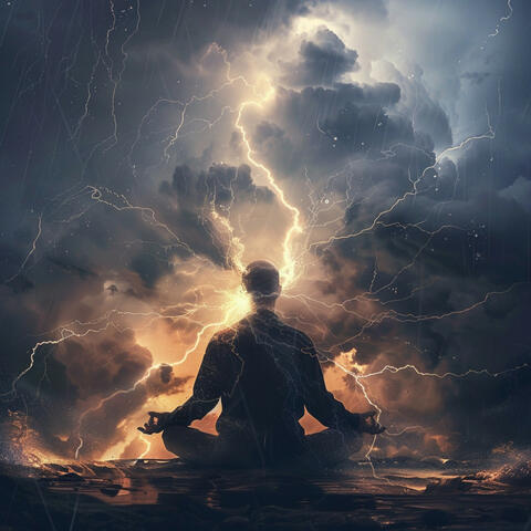 Thunder Meditation: Serene Music Flow