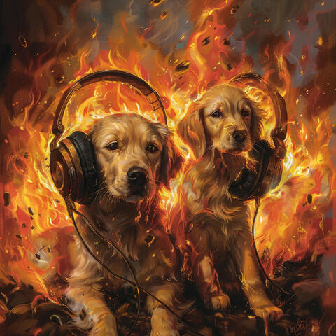 Dogs by the Hearth: Fire Comfort Music