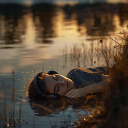 Stream's Gentle Slumber