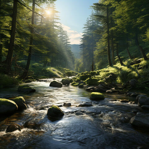 Cats' Stream: Serene Water Echoes