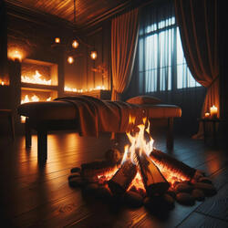 Drizzling Sparks for Massage Zen