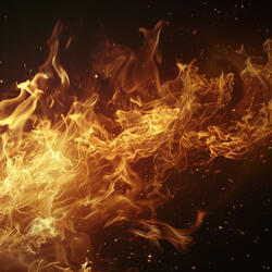 Twilight Fire Serene Atmosphere