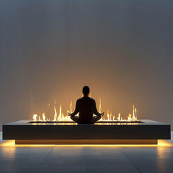 Calma Melódica En El  Abrazo Del Fuego