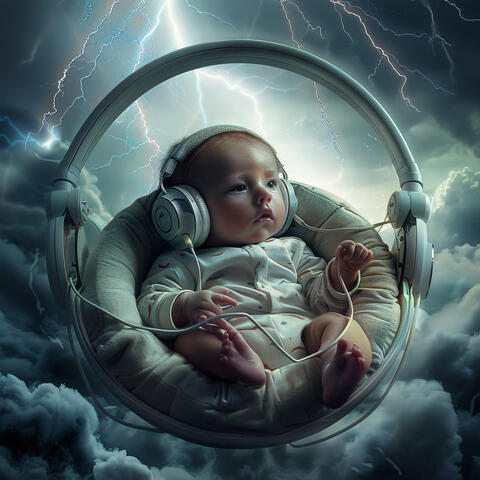 Baby's Thunder Melodies: Gentle Music