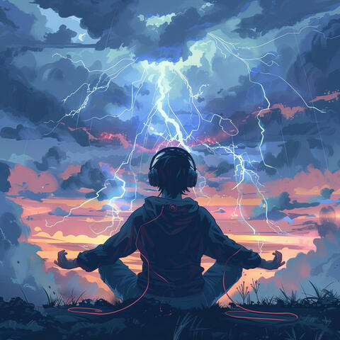 Meditation Amidst Thunder: Sonic Serenity