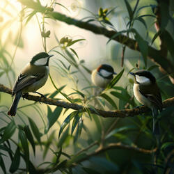 Serene Nest Vibes Gentle Chirping