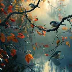 Birds and Yoga in Natural Synchronization