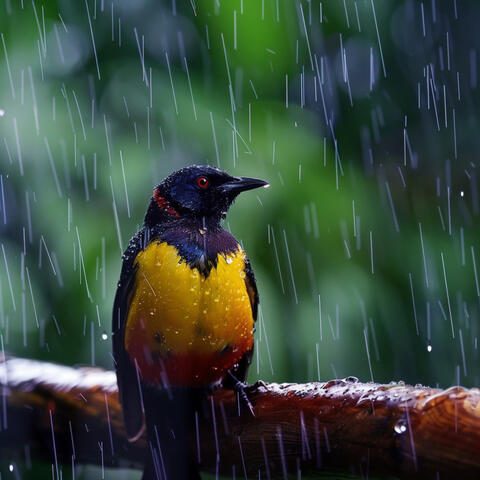 Gentle Binaural Nature: Relaxing Rain and Bird Sounds