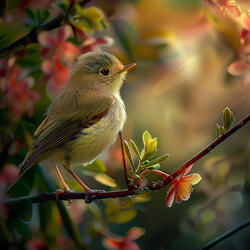 Feline Serenity with Natural Bird Calls