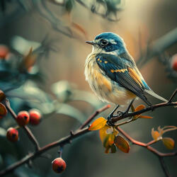 Tranquil Chirping for Calming Thoughts