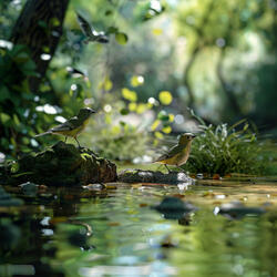 Relaxing Touch of Water and Feather