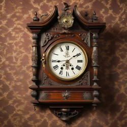 The sound of a ticking clock