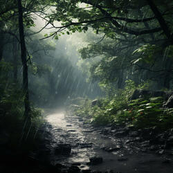 Ambient Raindrop Serenity Flow