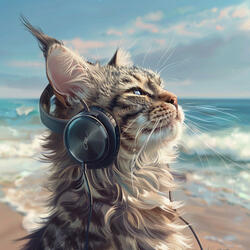Soothing Seashore Sounds for Cats