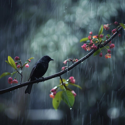 Soothing Binaural Ambience with Rain Birds and Nature