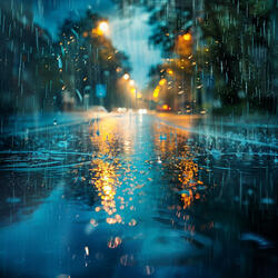 Streams Sing in Rain’s Applause