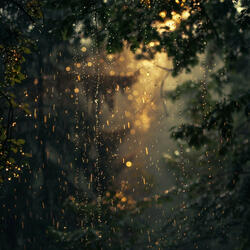 Raindrops Create Rings of Serenity