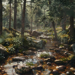 Night River's Gentle Hum for Infants