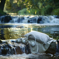 River's Moonlit Slumber