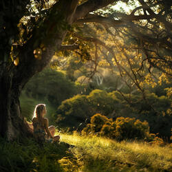 Stillness in the Sigh of Leaves