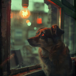 Canine’s Calm at Day’s End