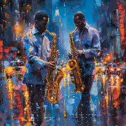 Melodía De Jazz De Ritmo Urbano