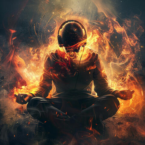 Relaxation in Fire's Warmth: Calming Music