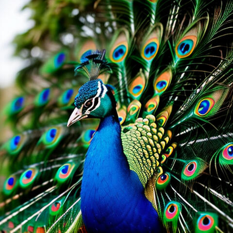 That's how the peacock screams