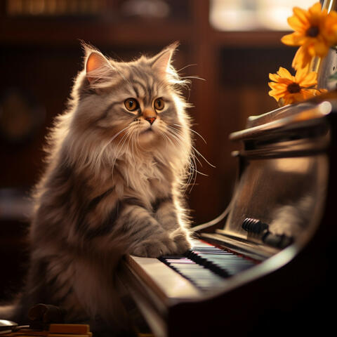 Cats Elegance: Piano Graceful Melody