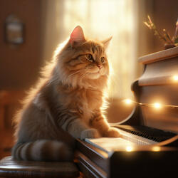 Soothing Tunes Cat Piano