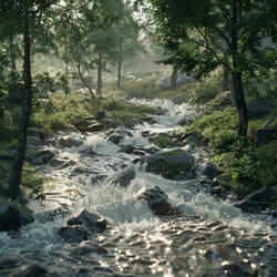 Tranquil River Sounds for Dog Calm