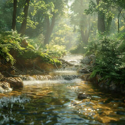 Gentle River Noises for Work Efficiency