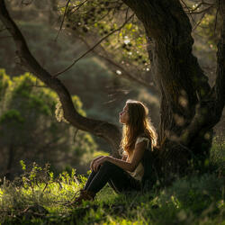Horizon Blends in Soft Light